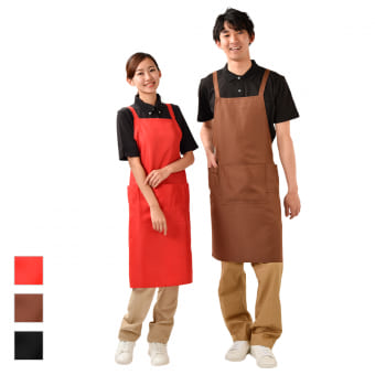 難燃キャンプ&カフェエプロンタスキ
