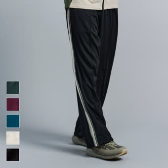 クロシェライントラックワイドパンツ