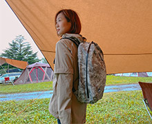 軽くて大容量!おでかけにオールマイティーな撥水デイバッグ